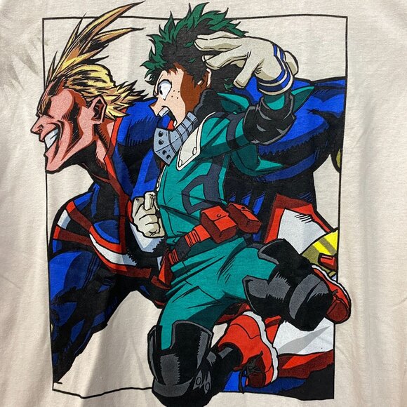 My Hero Academia Plus Ultra All Might & Deku Anime T-Shirt Small - Picture 2 of 5